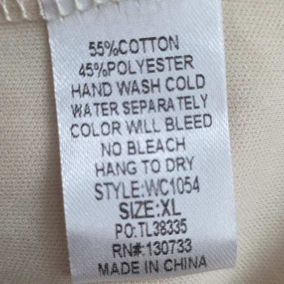 Umgee Floral Embroidered Mini Dress Bell Sleeve Beige Boho Womens Size XL - Picture 11 of 12